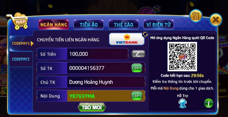 Rikvip Tairikvip ⭐️| Link vào Cổng Game Rik vip chính thức 2026 13 Nạp Tiền Qua Ngân Hàng